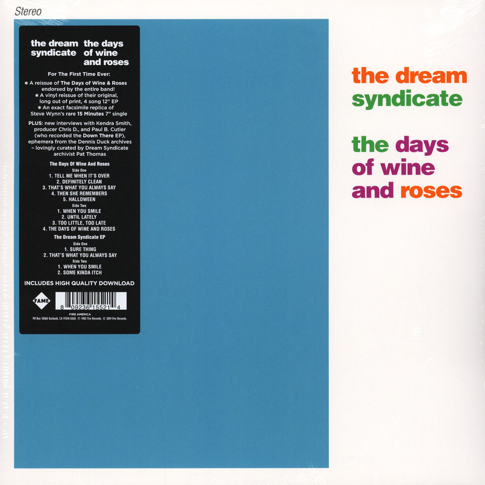 The Dream Syndicate - The Days Of Wine And Roses (2LP+7" Vinyl)
