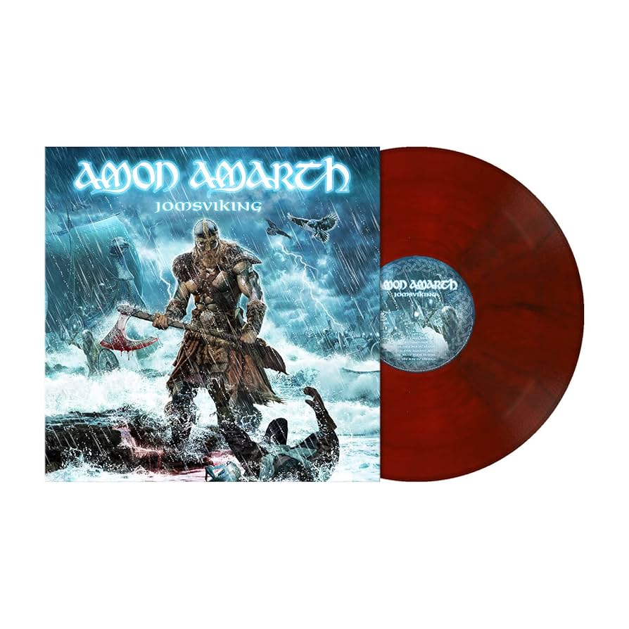Amon Amarth Jomsviking (Ultimate Edition) (Ruby Red Marbled Vinyl)