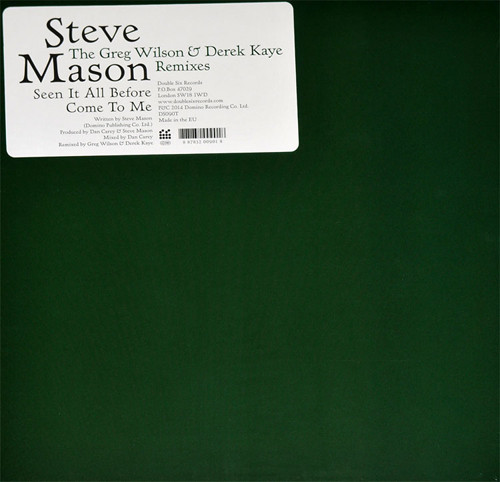 Steve Mason - Seen It All Before / Come To Me (12" Vinyl)