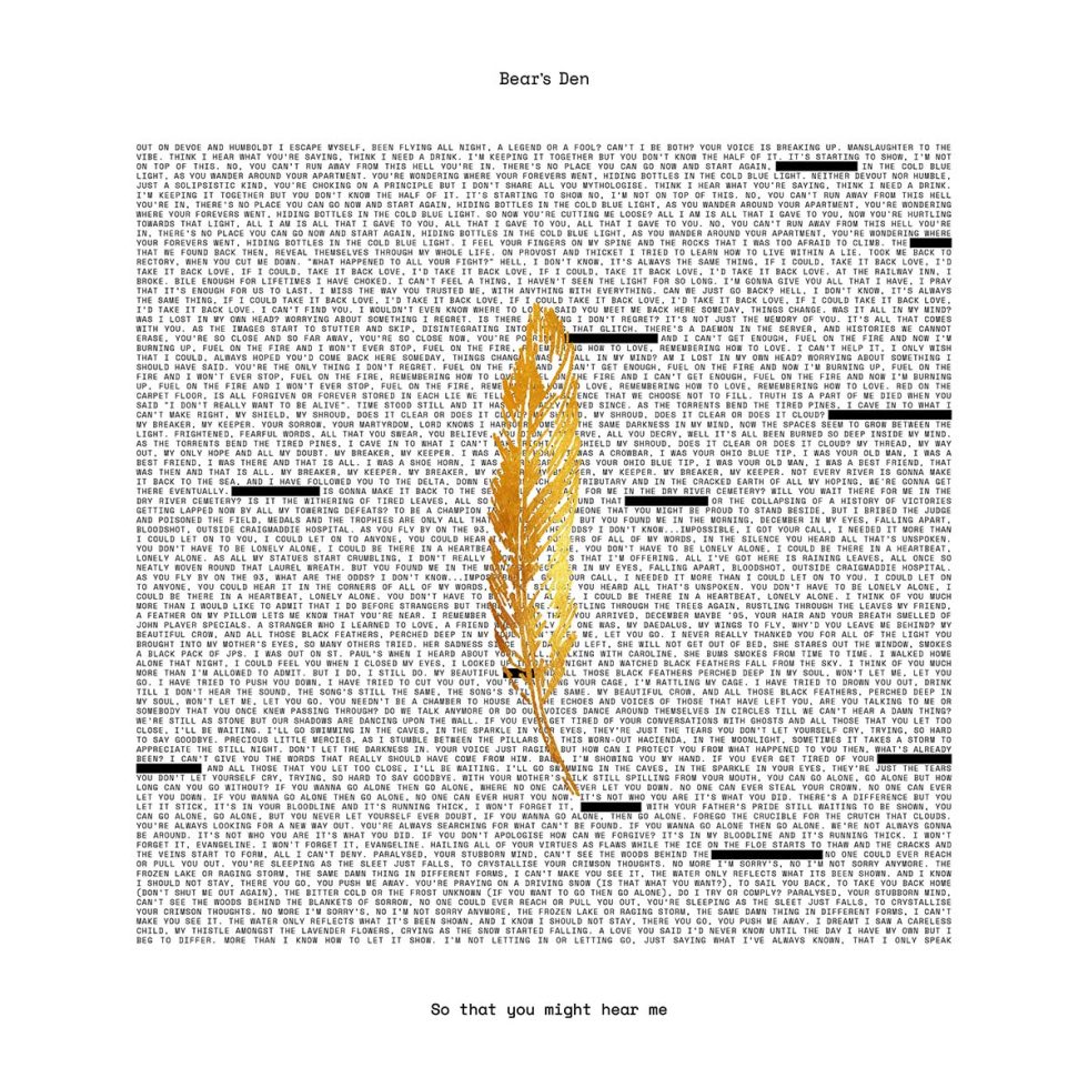 Bear's Den - So That You Might Hear Me (LP)