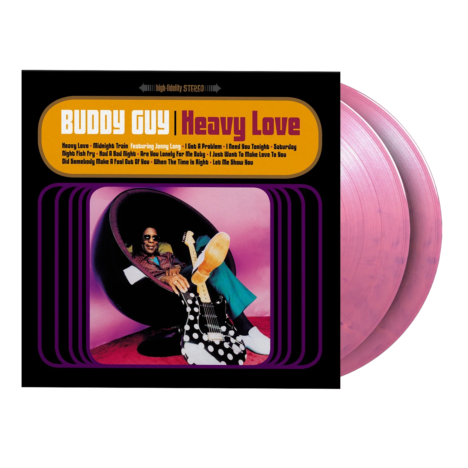 Buddy Guy: Heavy Love (25th Anniversary) (180g) (Limited Numbered Edition) (Pink & Purple Marbled Vinyl)