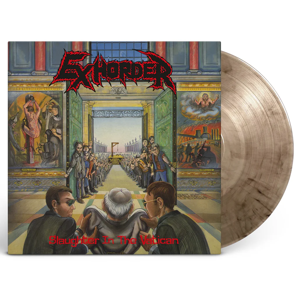 EXHORDER - Slaughter In The Vatican (2024 Reissue) - LP - 180g Crystal Clear & Black Marbled Vinyl