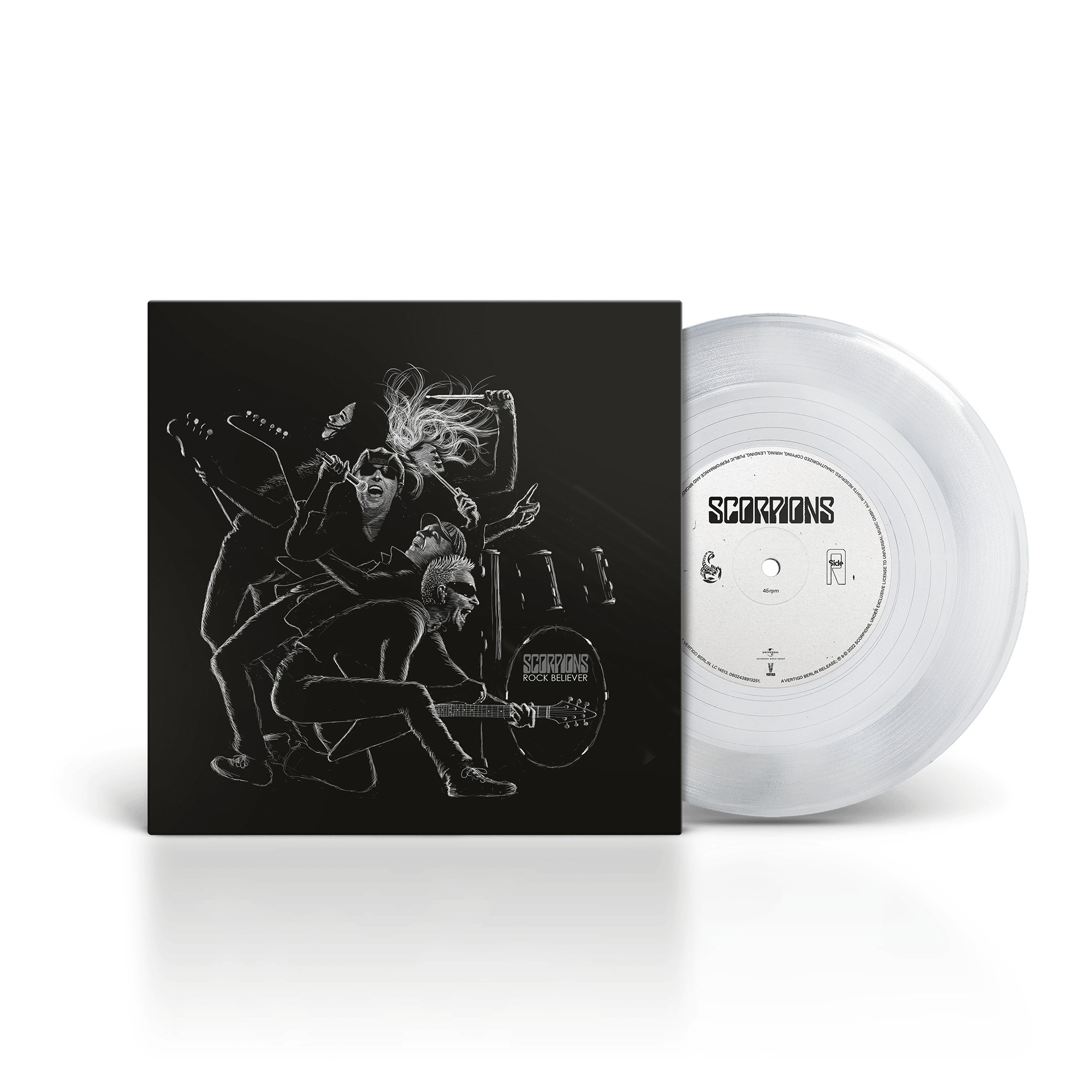 Scorpions - Rock Believer (Clear 7" Vinyl)