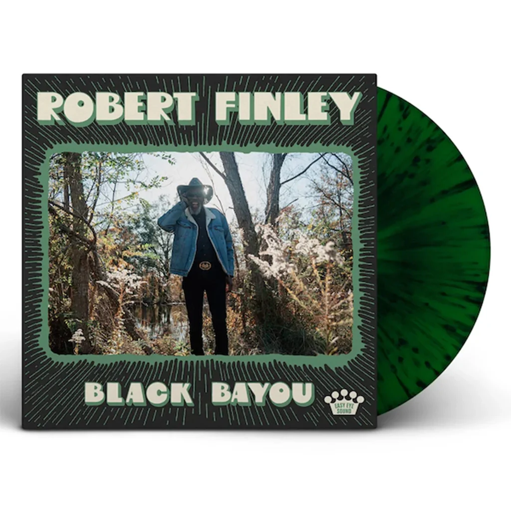 Robert Finley - Black Bayou Transparent Light Green With Black Splatter Vinyl LP