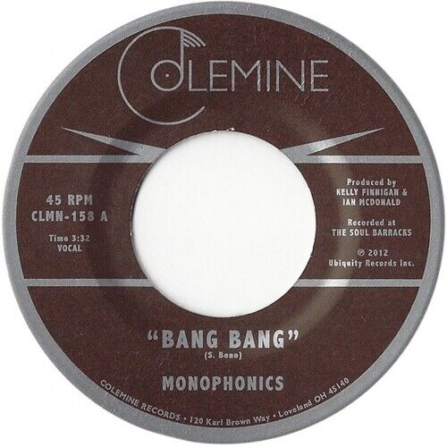 Monophonics - Bang Bang / Thinking Black (7" Vinyl Single)