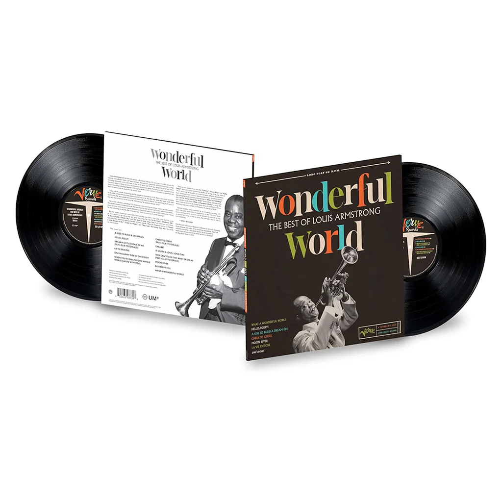 Louis Armstrong - Wonderful World: The Best Of Louis Armstrong (LP) - Image 2