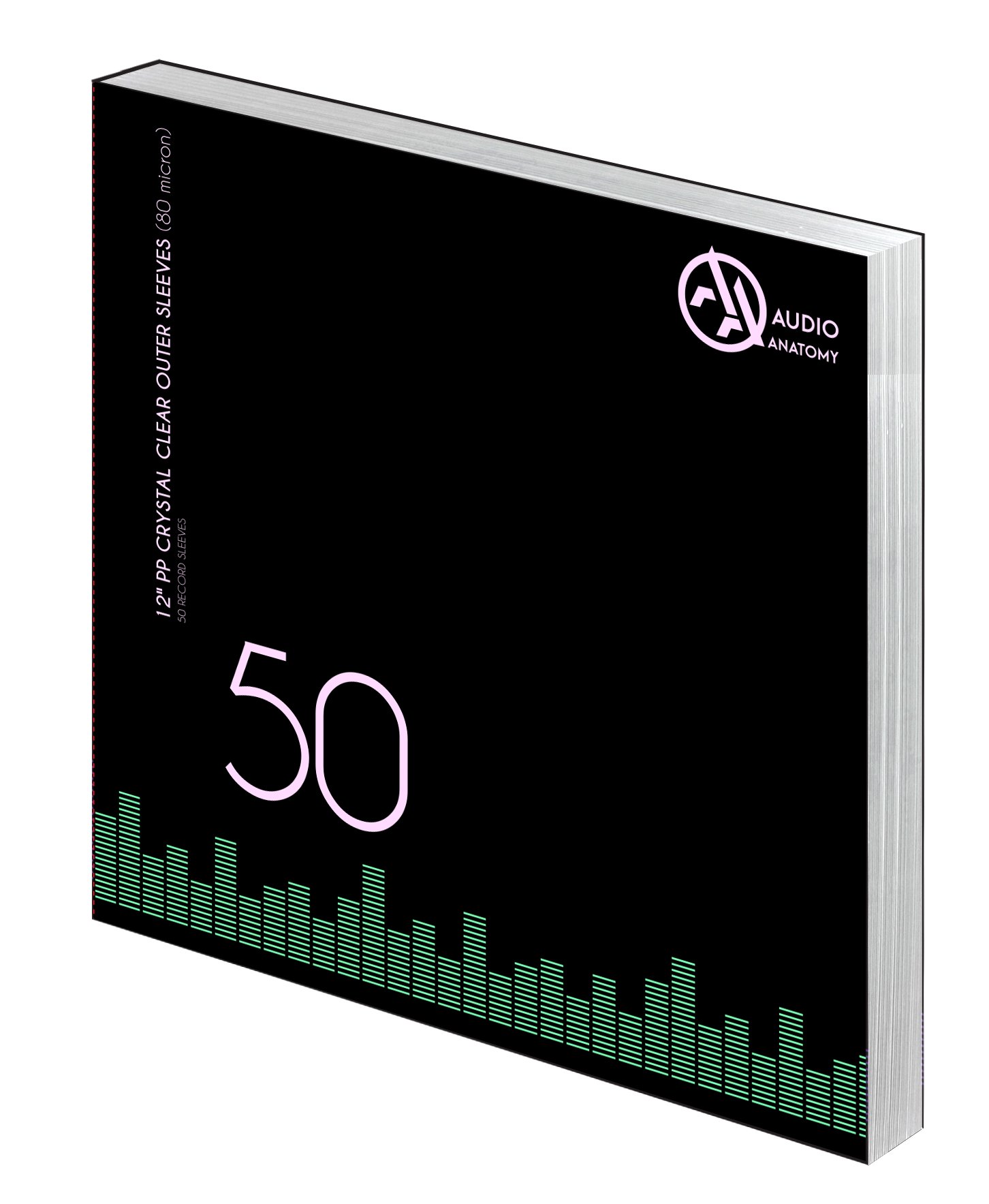 Crystal Clear 12" Protective Vinyl Sleeves (50 pcs)