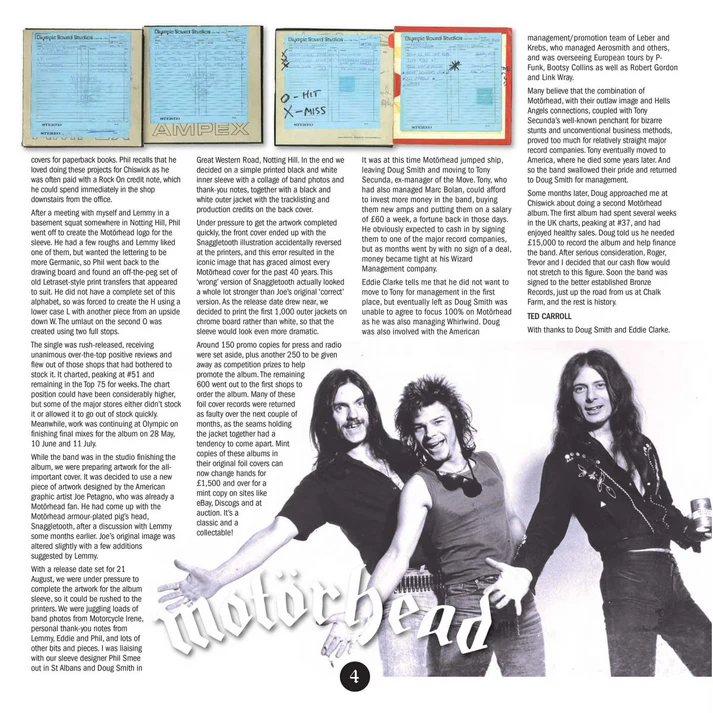 Motörhead - Motörhead (Expanded 2LP) - Image 3