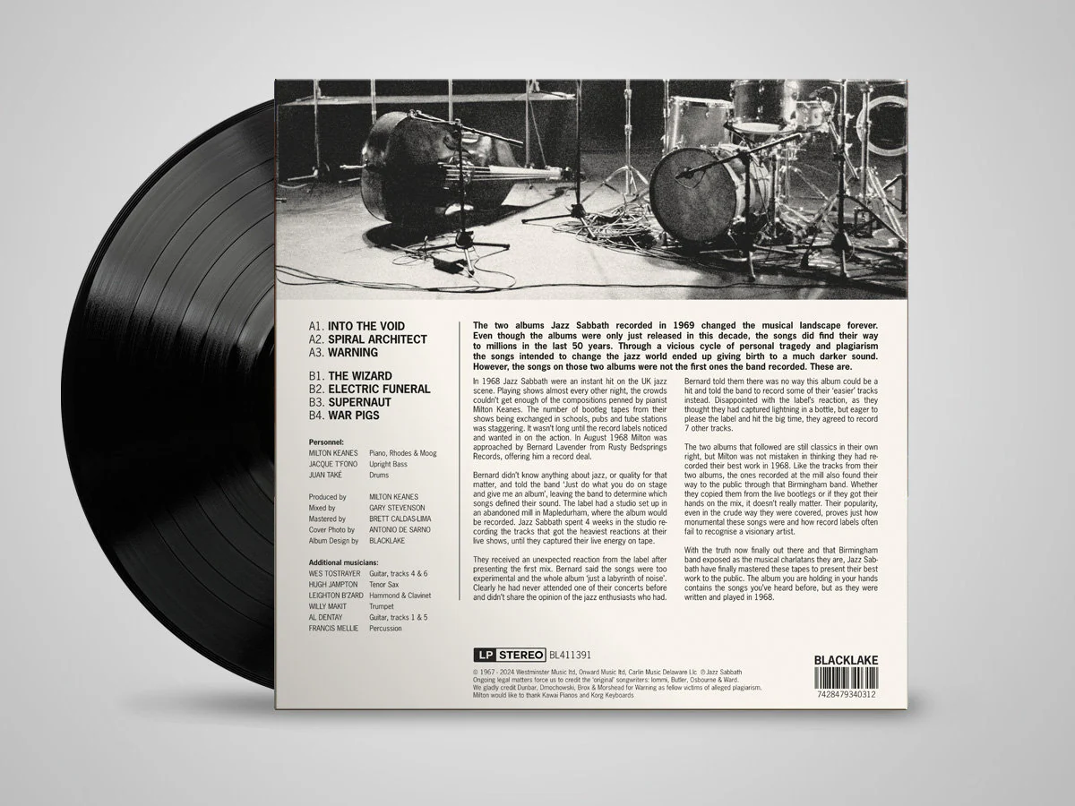 Jazz Sabbath - The 1968 Tapes (LP) - Image 2