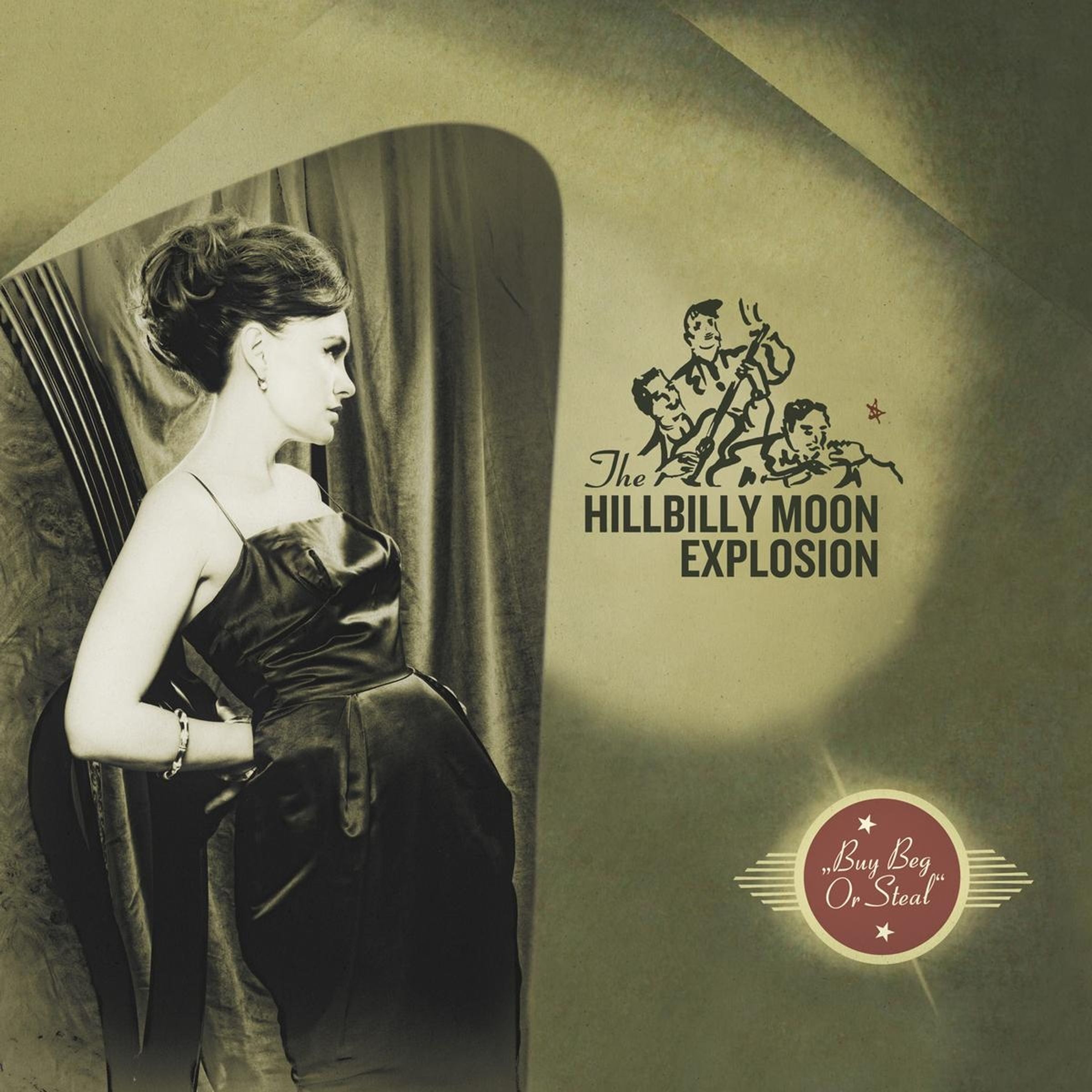 The Hillbilly Moon Explosion - Buy Beg Or Steal (Coloured LP)
