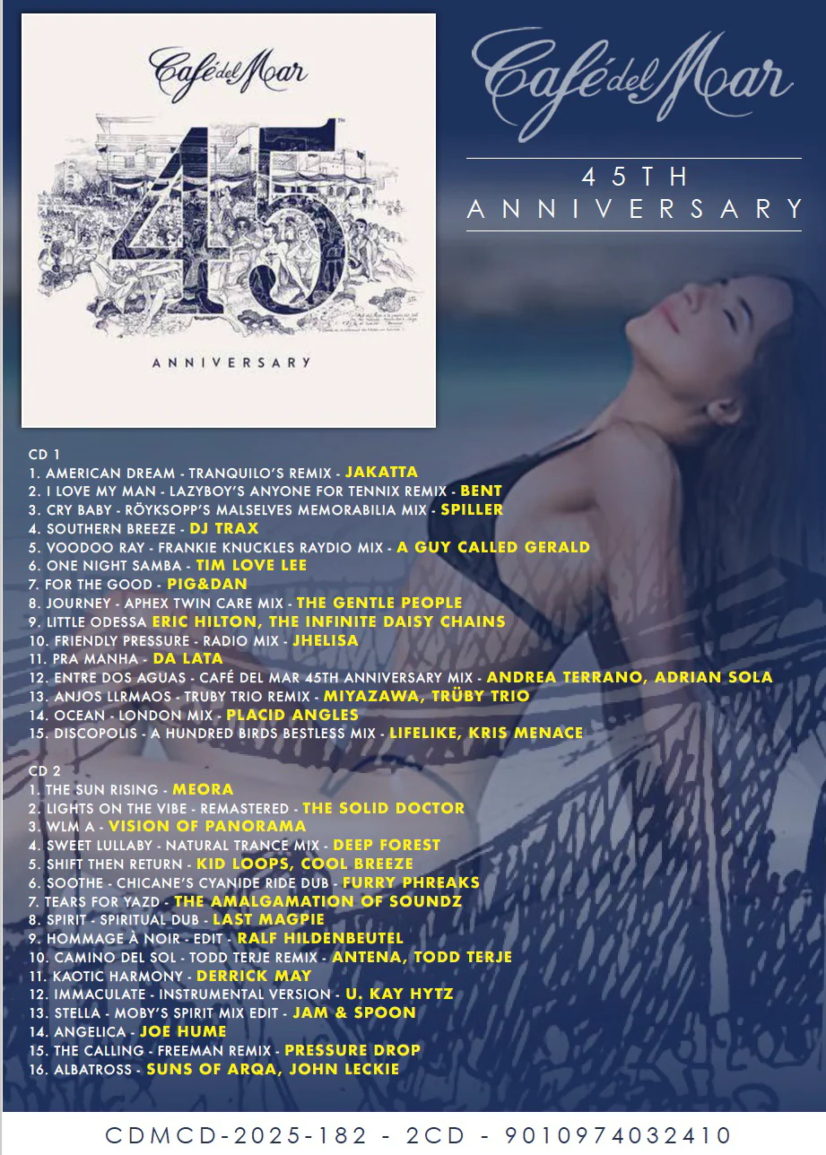 Various - Cafe Del Mar: 45th Anniversary (2CD) - Image 2