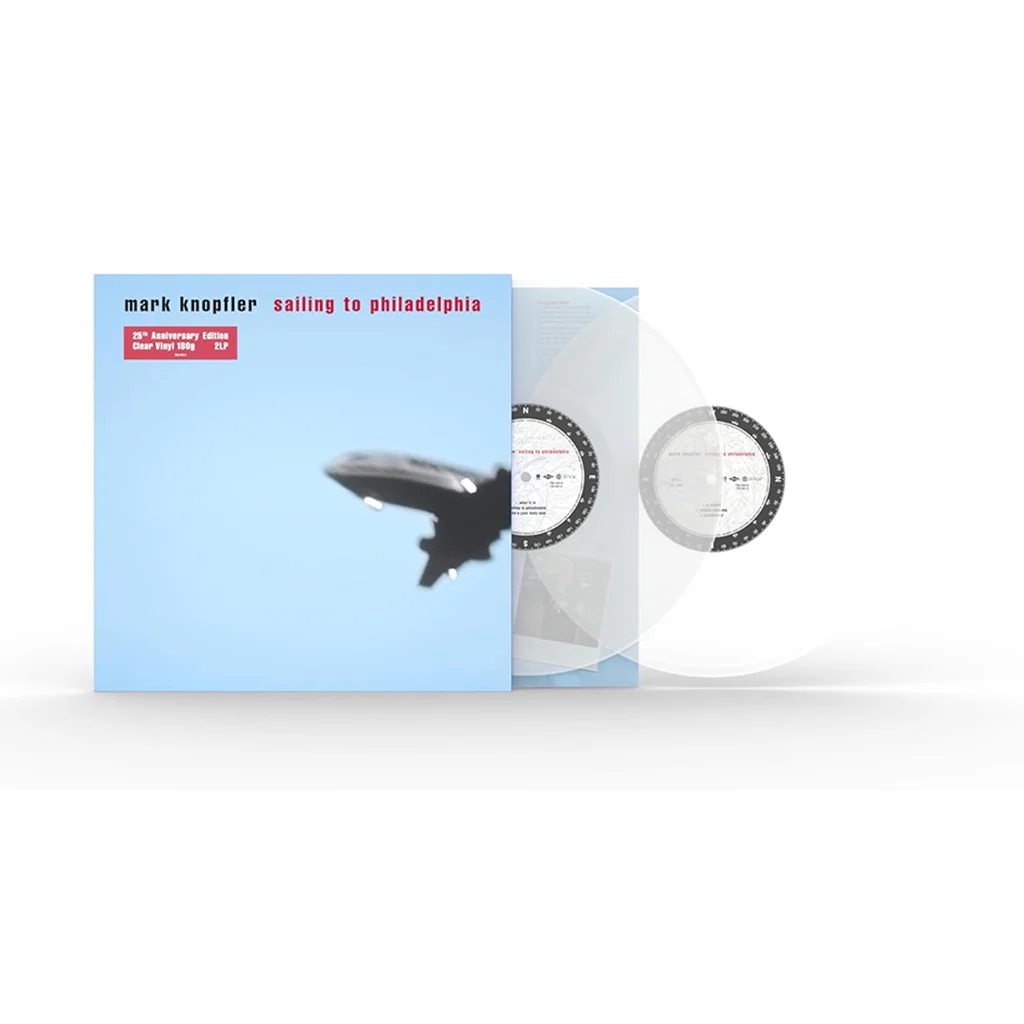 MARK KNOPFLER - Sailing To Philadelphia (25th Anniversary Edition) - 2LP - 180g Clear Vinyl