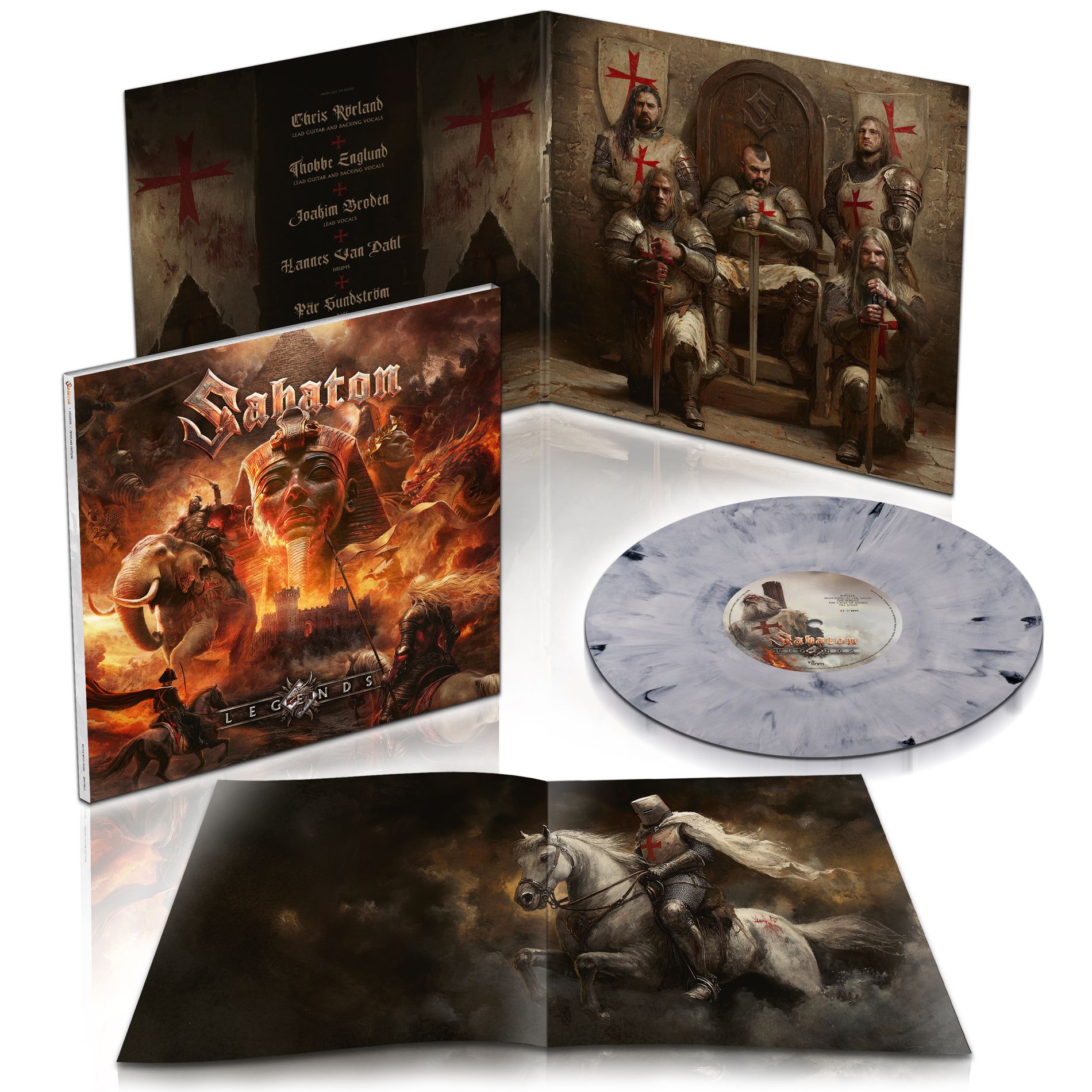 Sabaton: Legends (180g) (Indie Exclusive Edition) (Glacial Mist Marbled Vinyl) (Limited Templars Edition)