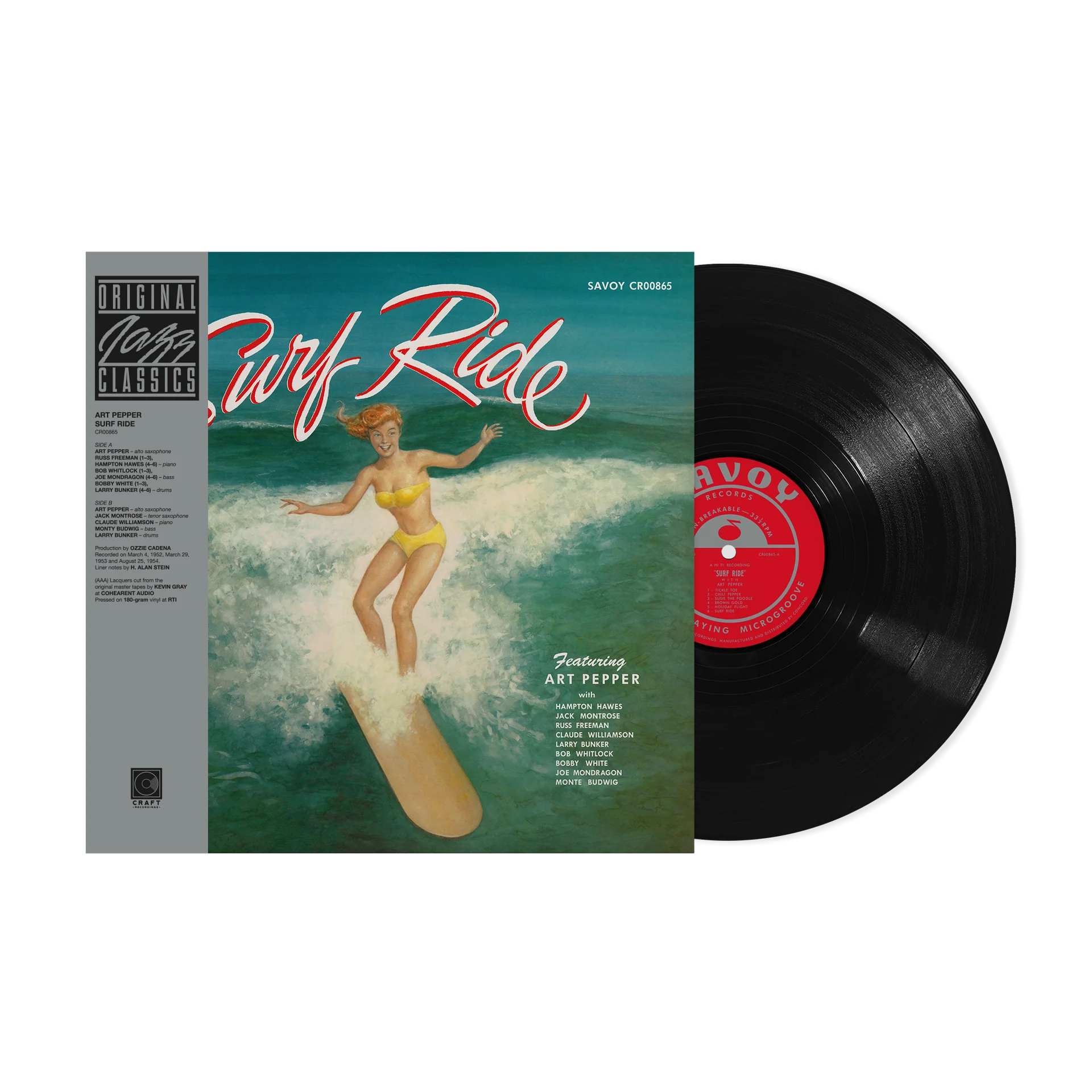 Art Pepper - Surf Ride (Original Jazz Classics Series) LP