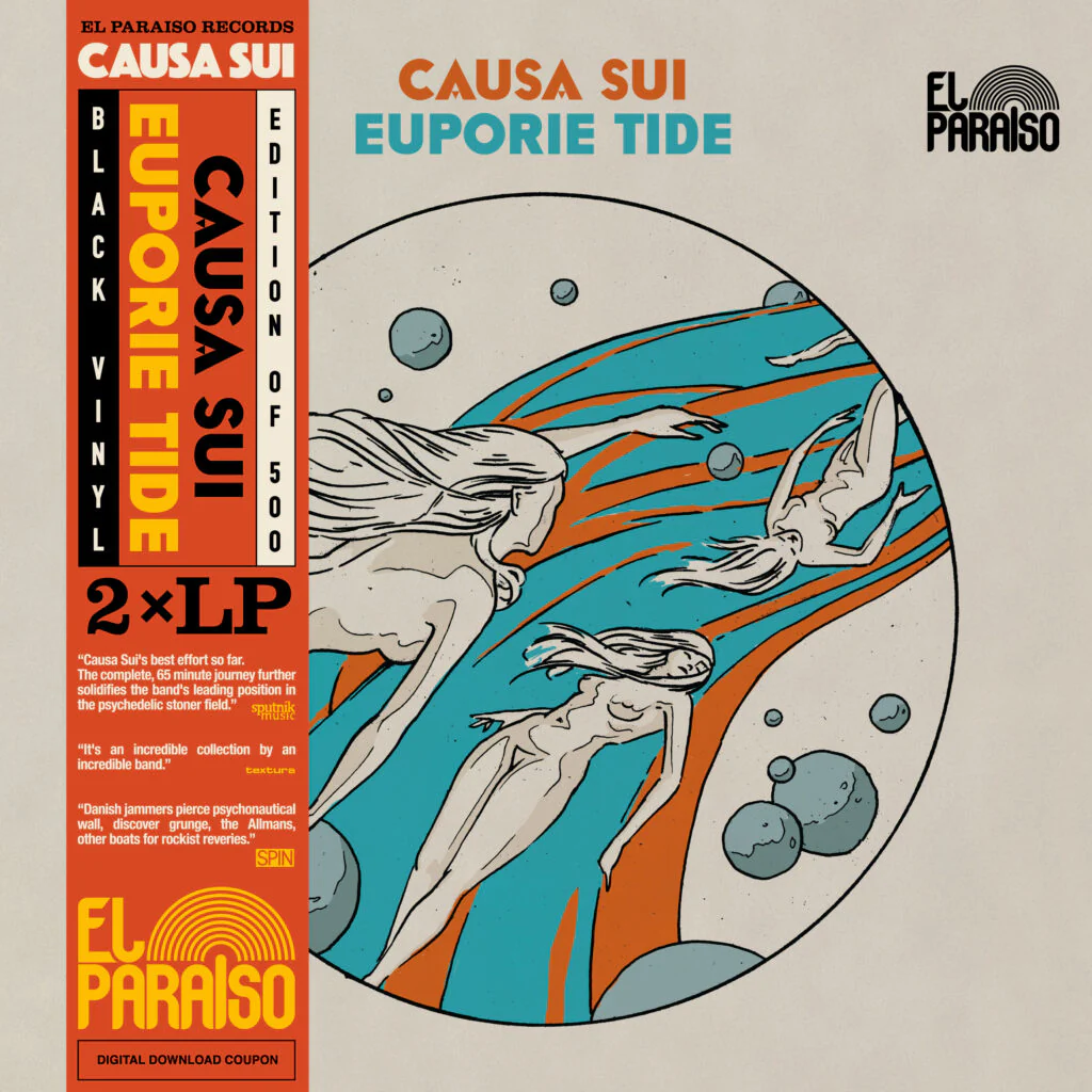Causa Sui - Euporie Tide (Limited Indie Edition) (2025 Black Vinyl w/ Obi Strip) 2LP