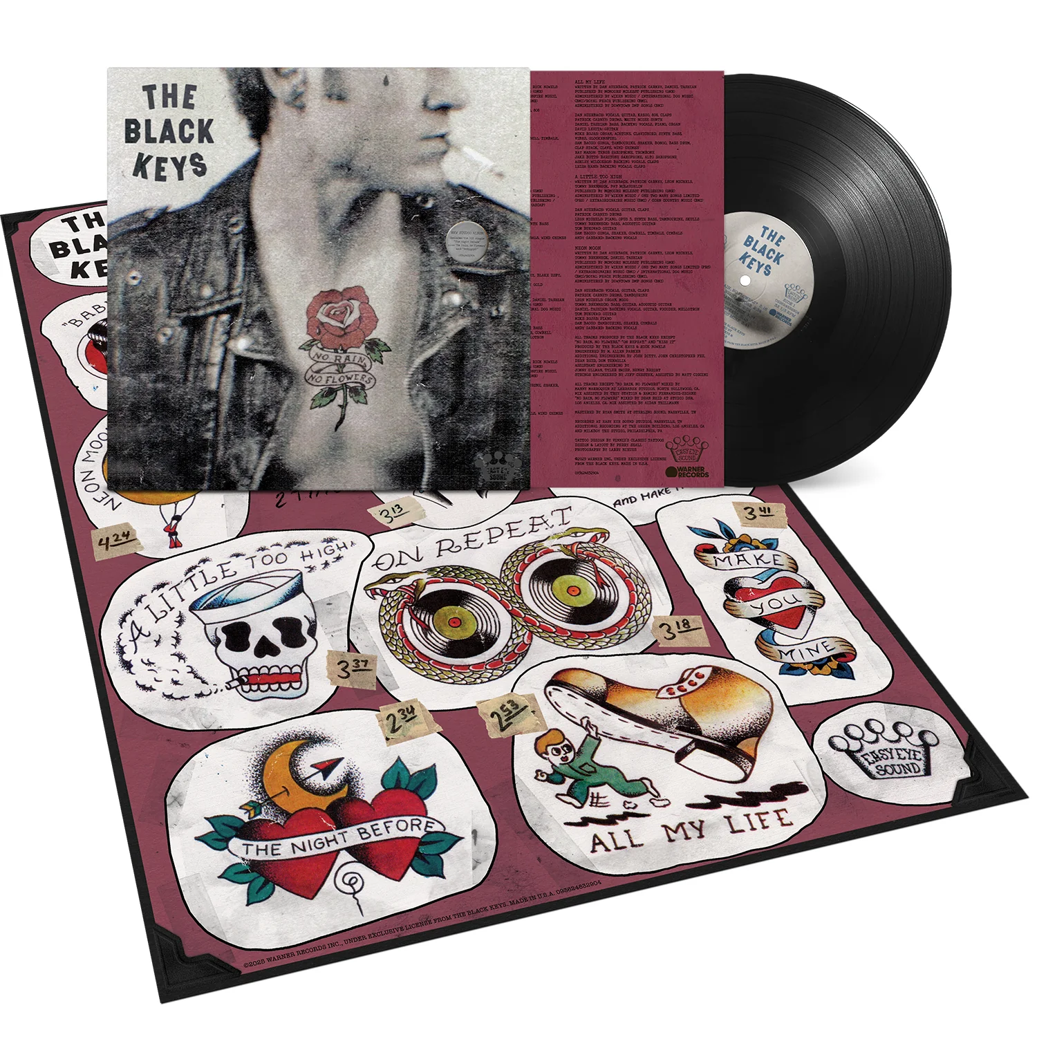 THE BLACK KEYS - No Rain, No Flowers LP