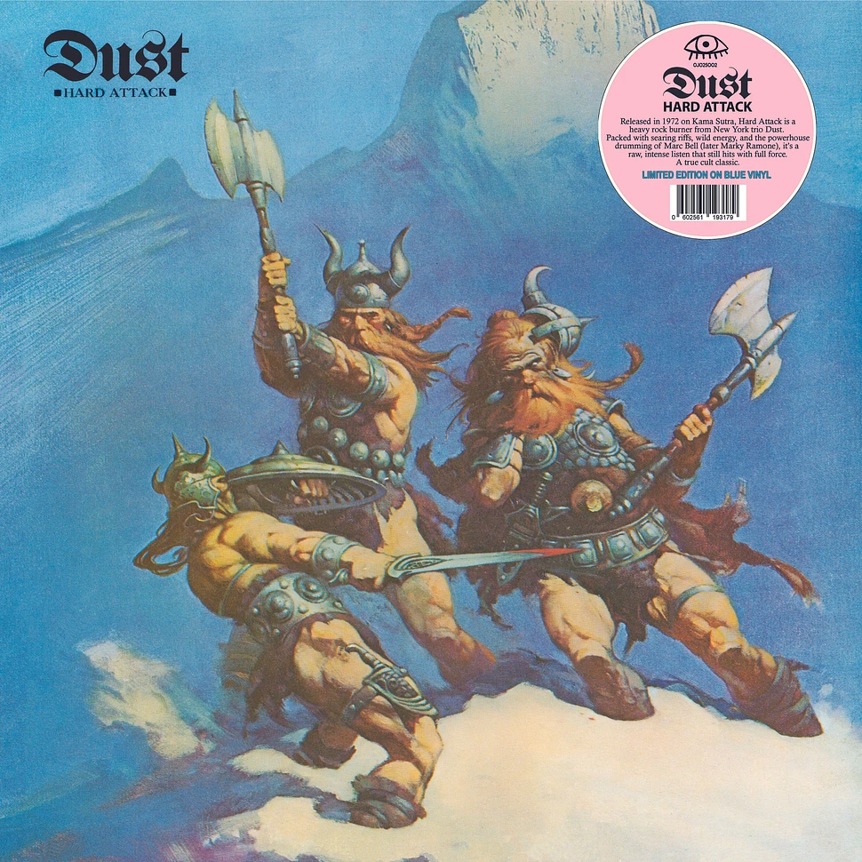 dust hard attack blue vinyl LP edItion