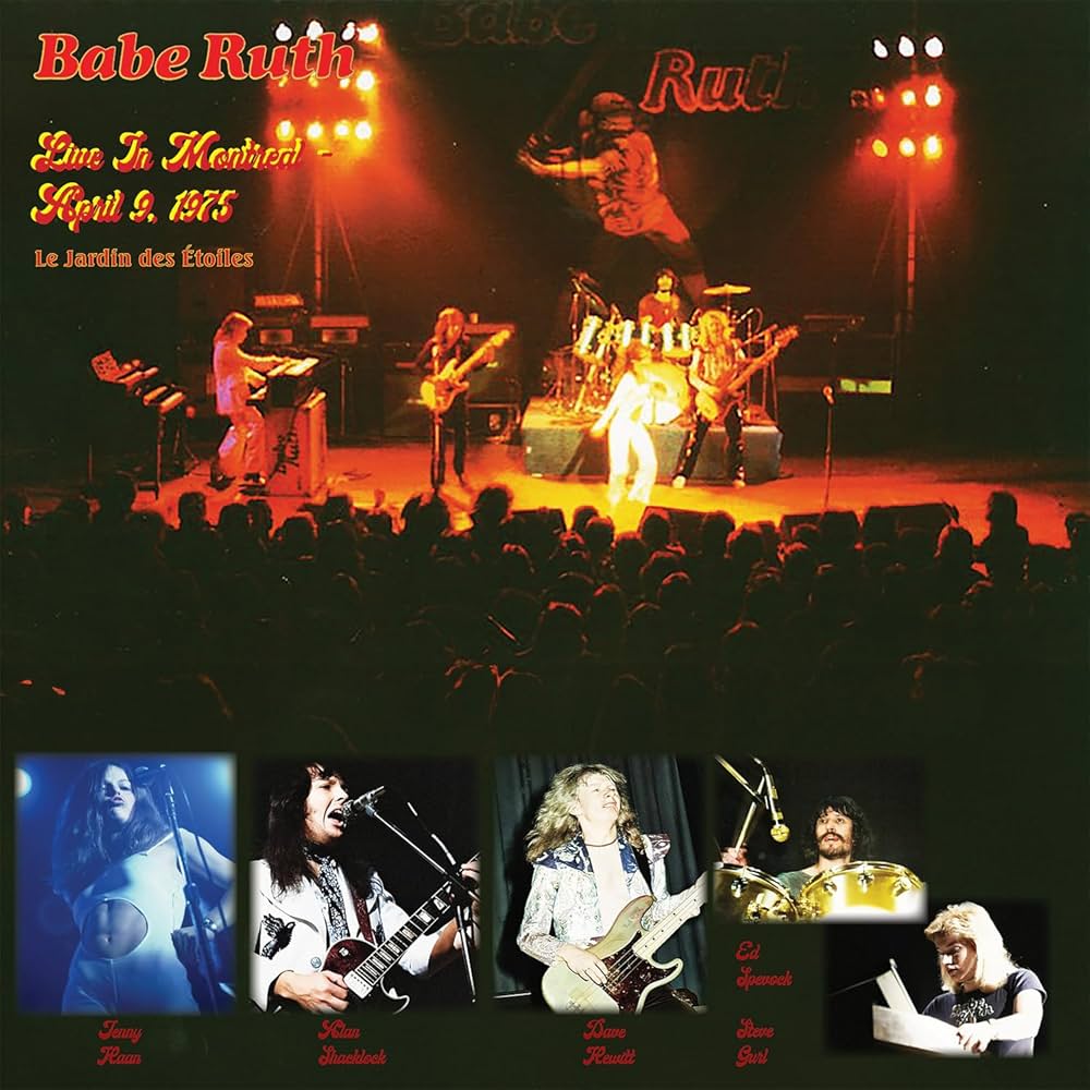 Babe Ruth: Live in Montreal April 9, 1975 Red Vinyl LP