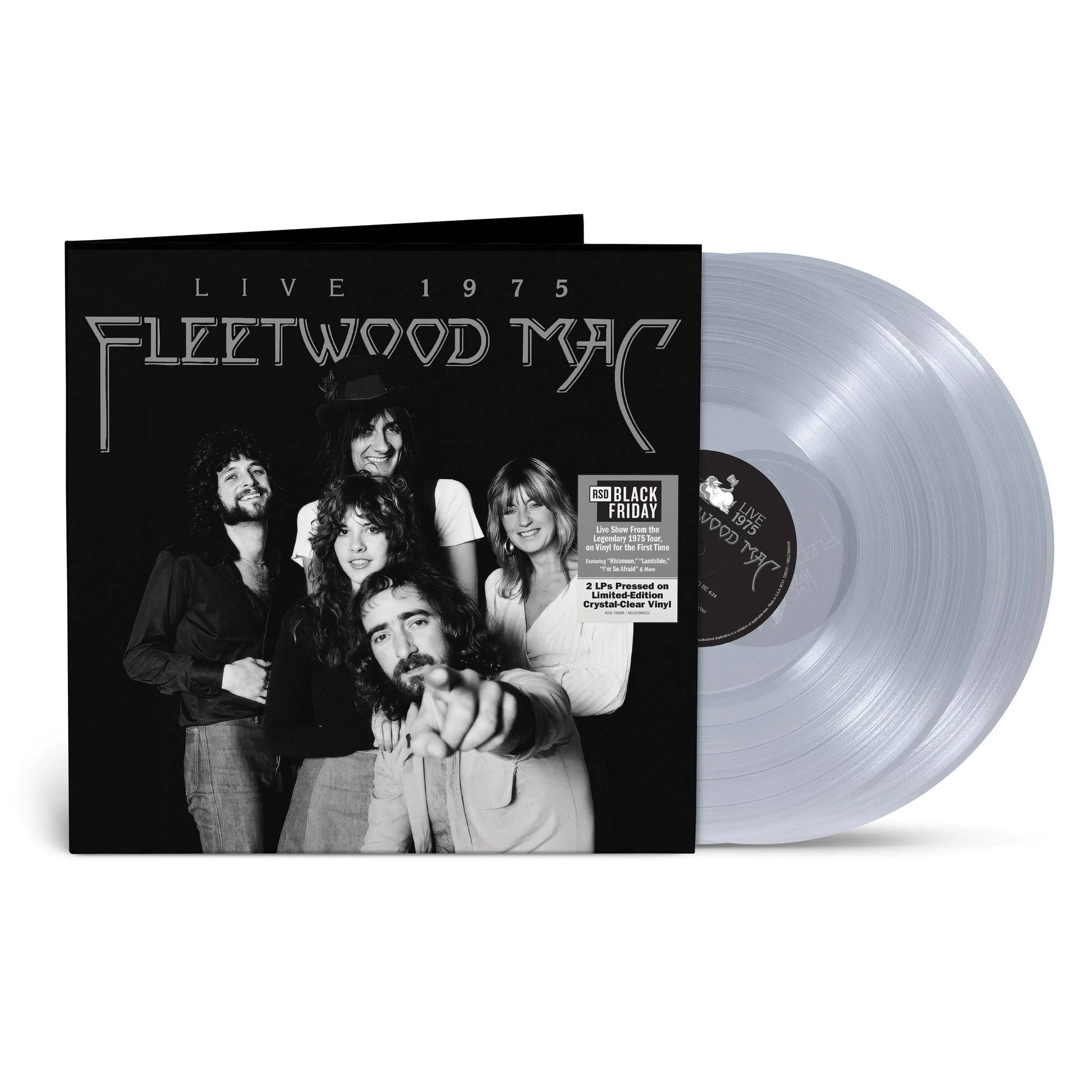 Fleetwood Mac - Fleetwood Mac Live 1975 - 2LP - Clear Vinyl [RSD Black Friday 2025]