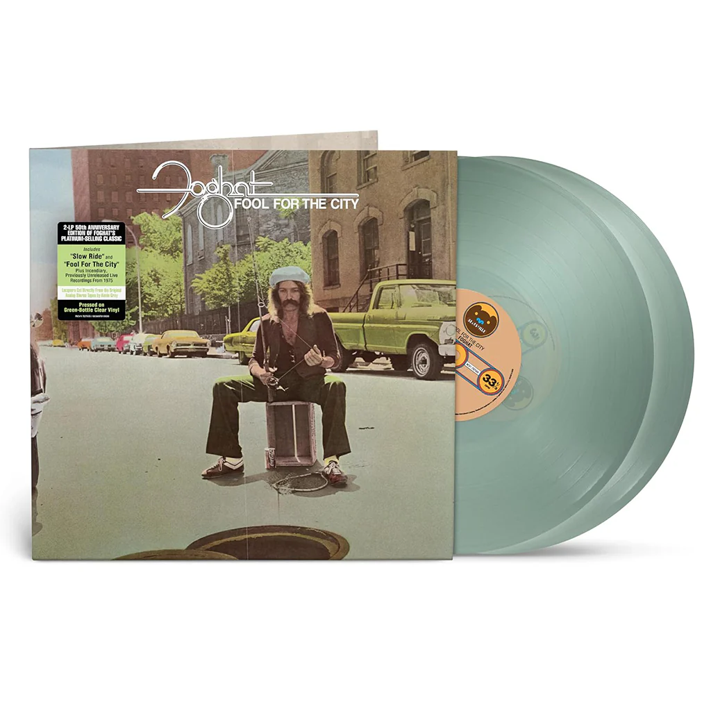 FOGHAT - Fool For The City (50th Anniversary Edition) - 2LP - Green Bottle Clear Colour Vinyl