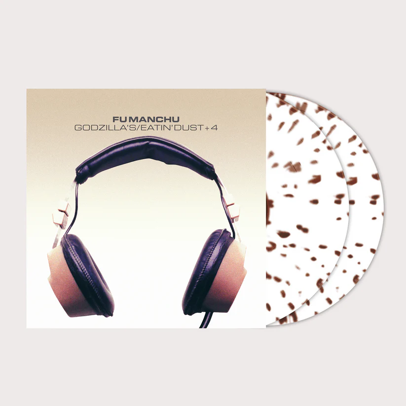 FU MANCHU - Godzilla’s/Eatin’ Dust + 4 (Repress) - 2LP - White w/ Brown Splatter Vinyl