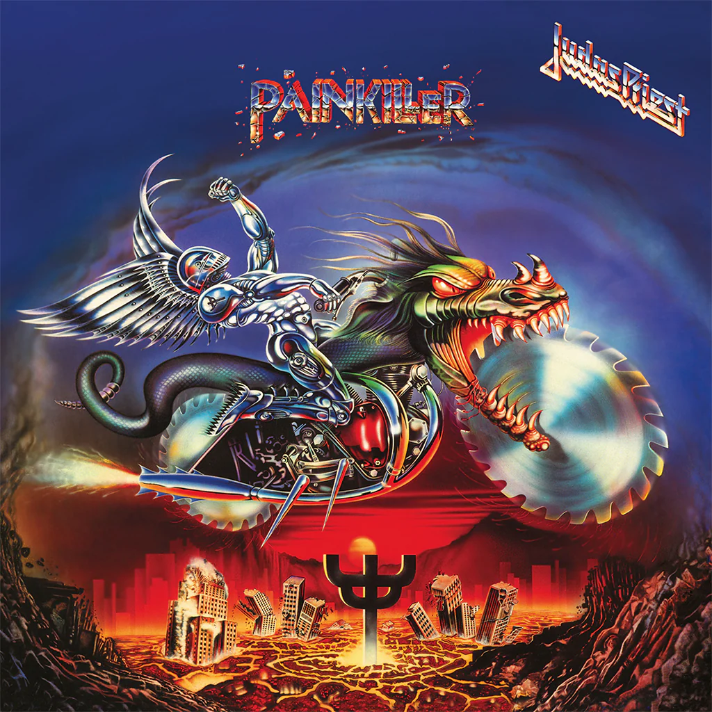 JUDAS PRIEST - Painkiller (35th Anniversary) [National Album Day 2025] - LP - Blue and White Marble Colour Vinyl