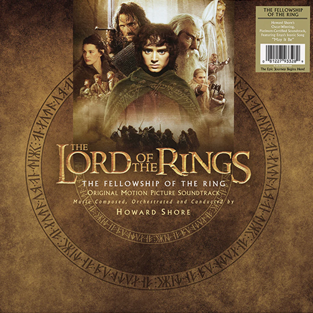 HOWARD SHORE - The Lord Of The Rings: The Fellowship Of The Ring (Original Soundtrack) - 2LP - 'Palantir Clear' Vinyl