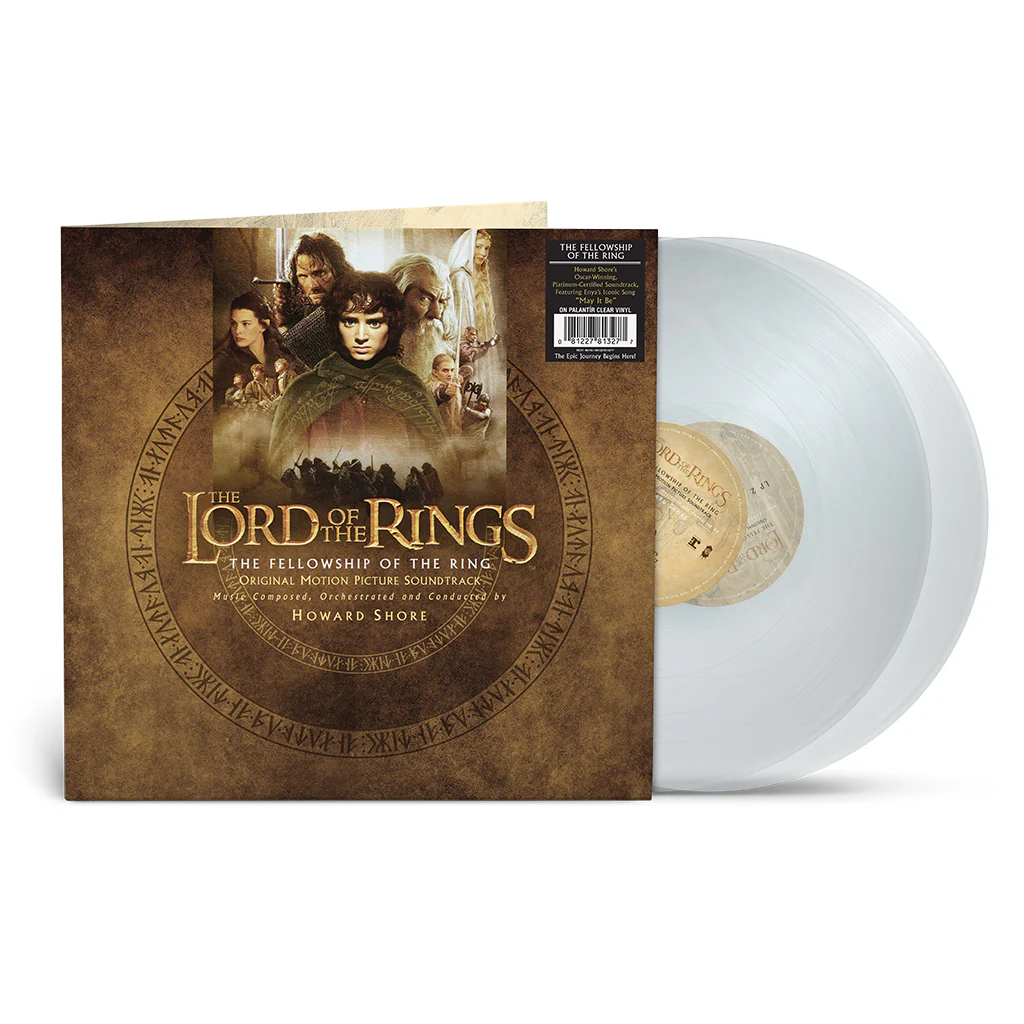 HOWARD SHORE - The Lord Of The Rings: The Fellowship Of The Ring (Original Soundtrack) - 2LP - 'Palantir Clear' Vinyl