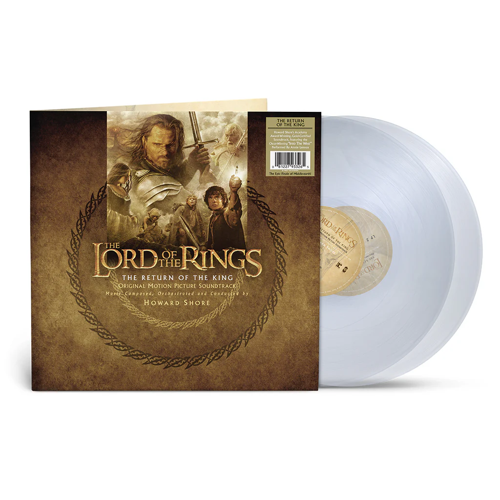 HOWARD SHORE - The Lord Of The Rings: The Return Of The King (Original Soundtrack) - 2LP - 'Palantir Clear' Vinyl
