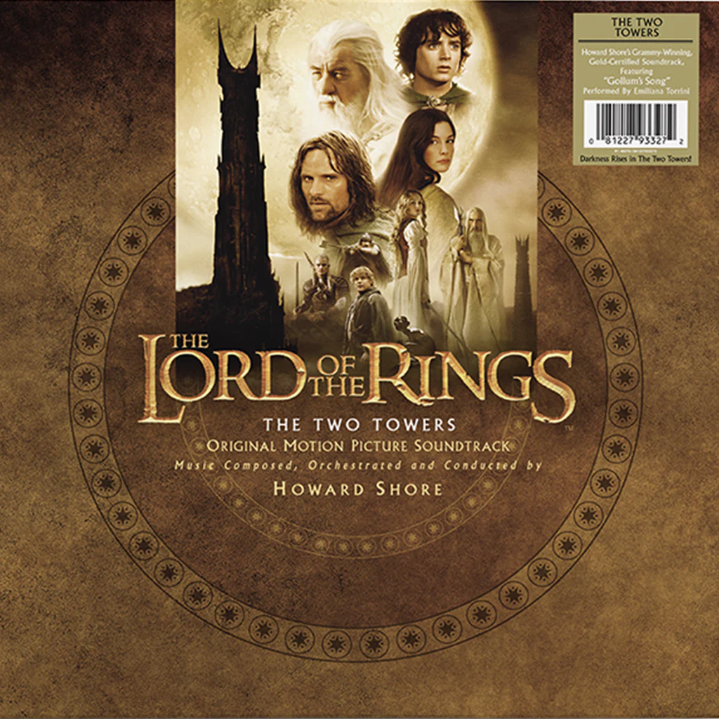 HOWARD SHORE - The Lord Of The Rings: The Two Towers (Original Soundtrack) - 2LP - 'Palantir Clear' Vinyl