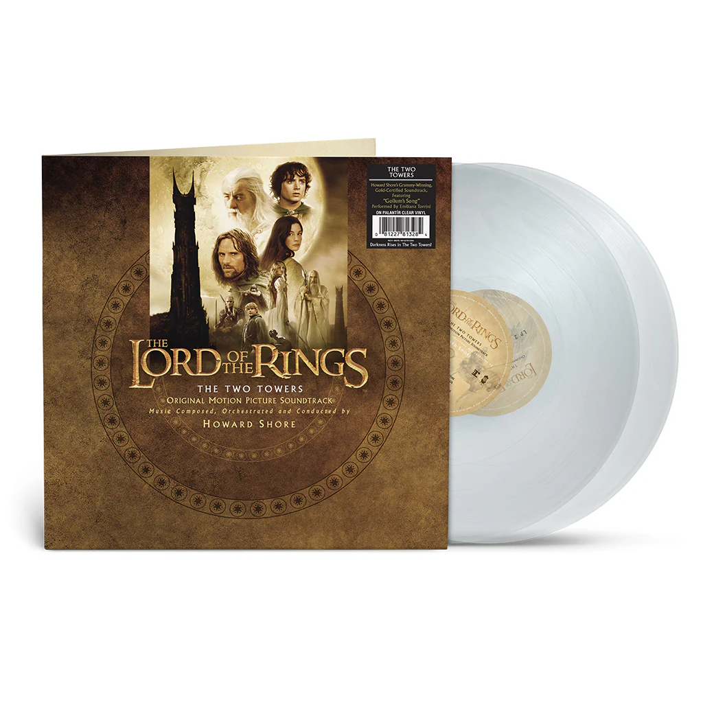 HOWARD SHORE - The Lord Of The Rings: The Two Towers (Original Soundtrack) - 2LP - 'Palantir Clear' Vinyl