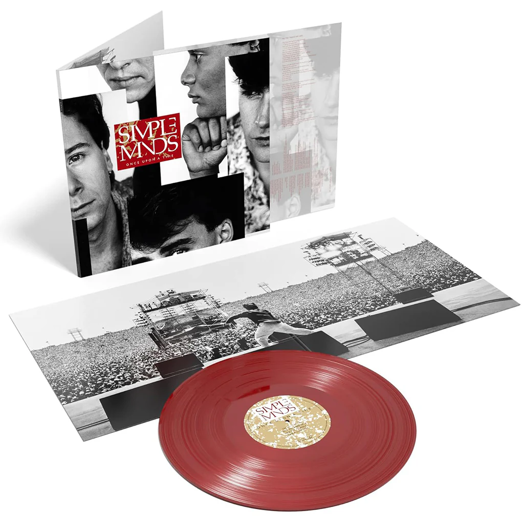 SIMPLE MINDS - Once Upon A Time (40th Anniversary Edition) - LP - Ruby Red Vinyl