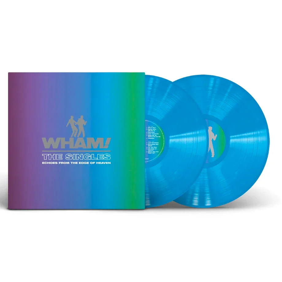 WHAM! - The Singles: Echoes From The Edge Of Heaven - 2LP - Gatefold 180g Blue Coloured Vinyl