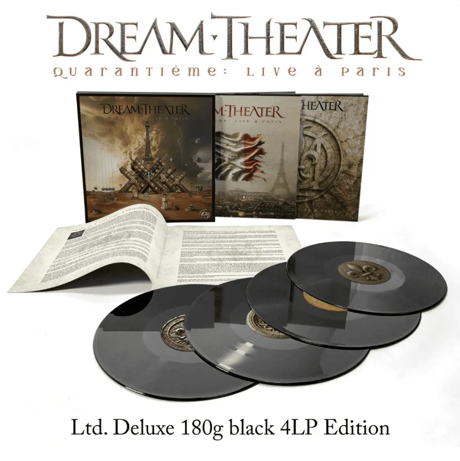 DREAM THEATER - Quarantième: Live à Paris (Box Set) - 4LP - 180g Black Vinyl