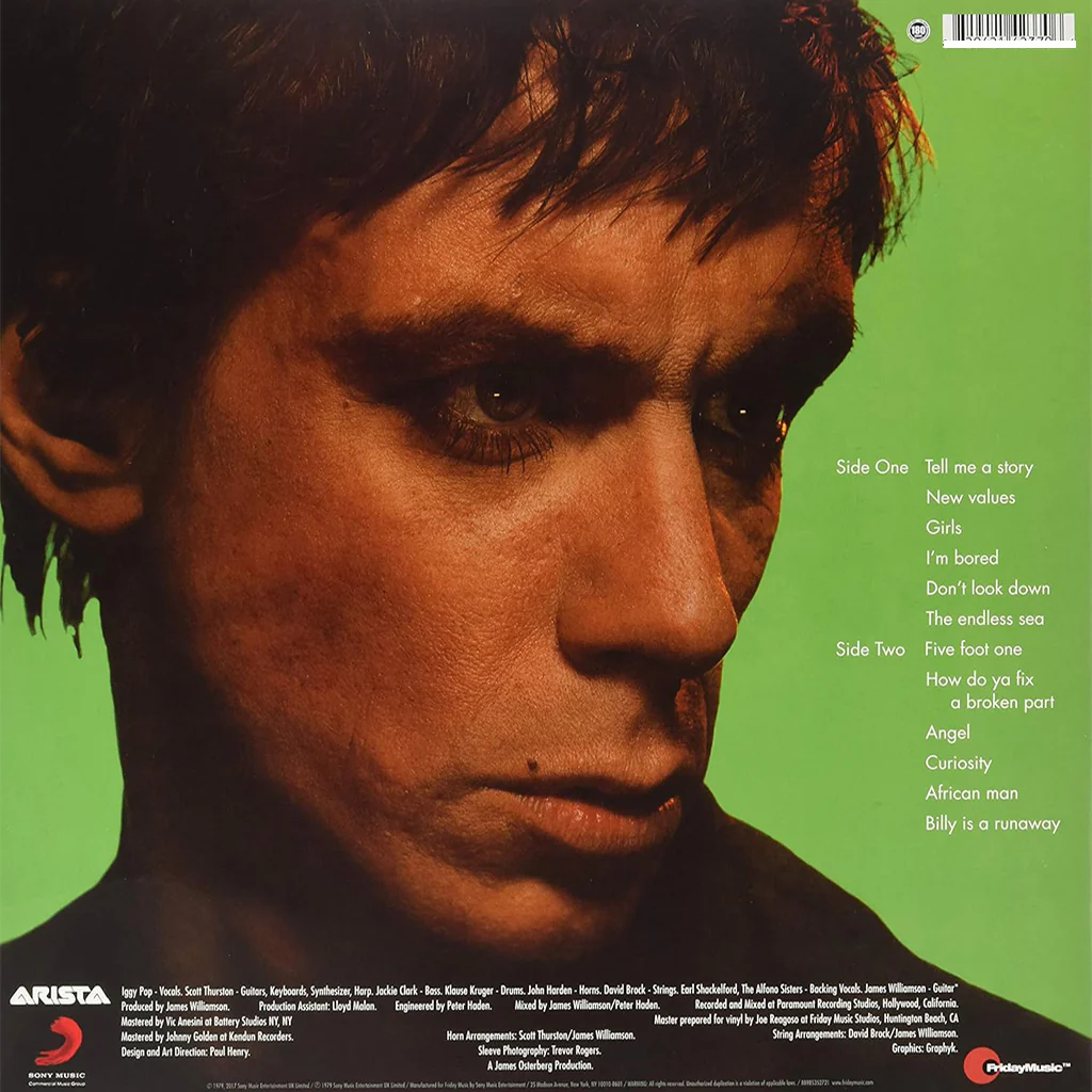 IGGY POP - New Values (Repress) - LP - Vinyl