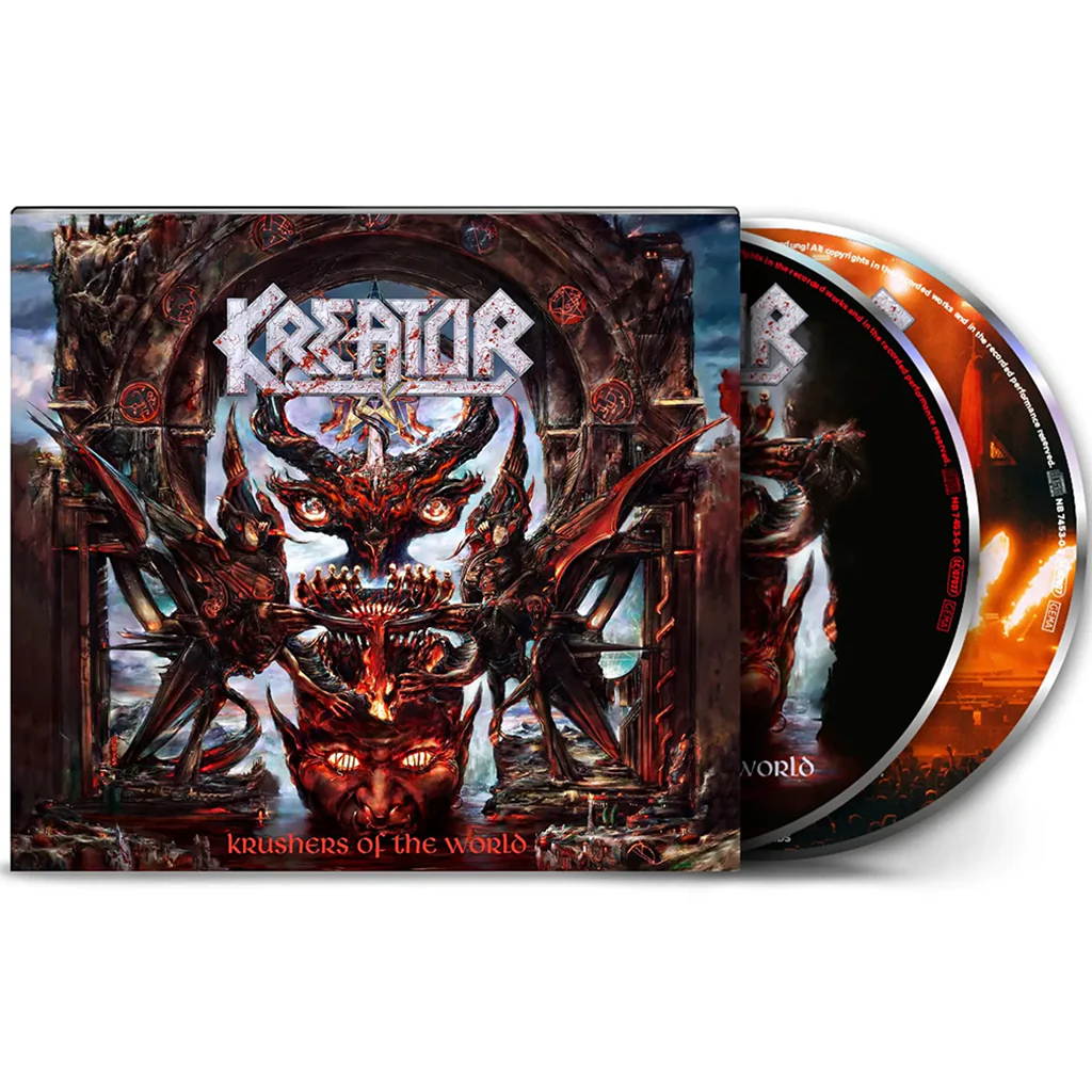 KREATOR - Krushers Of The World (Deluxe Edition w/ Bonus Live CD) - 2CD Digipak