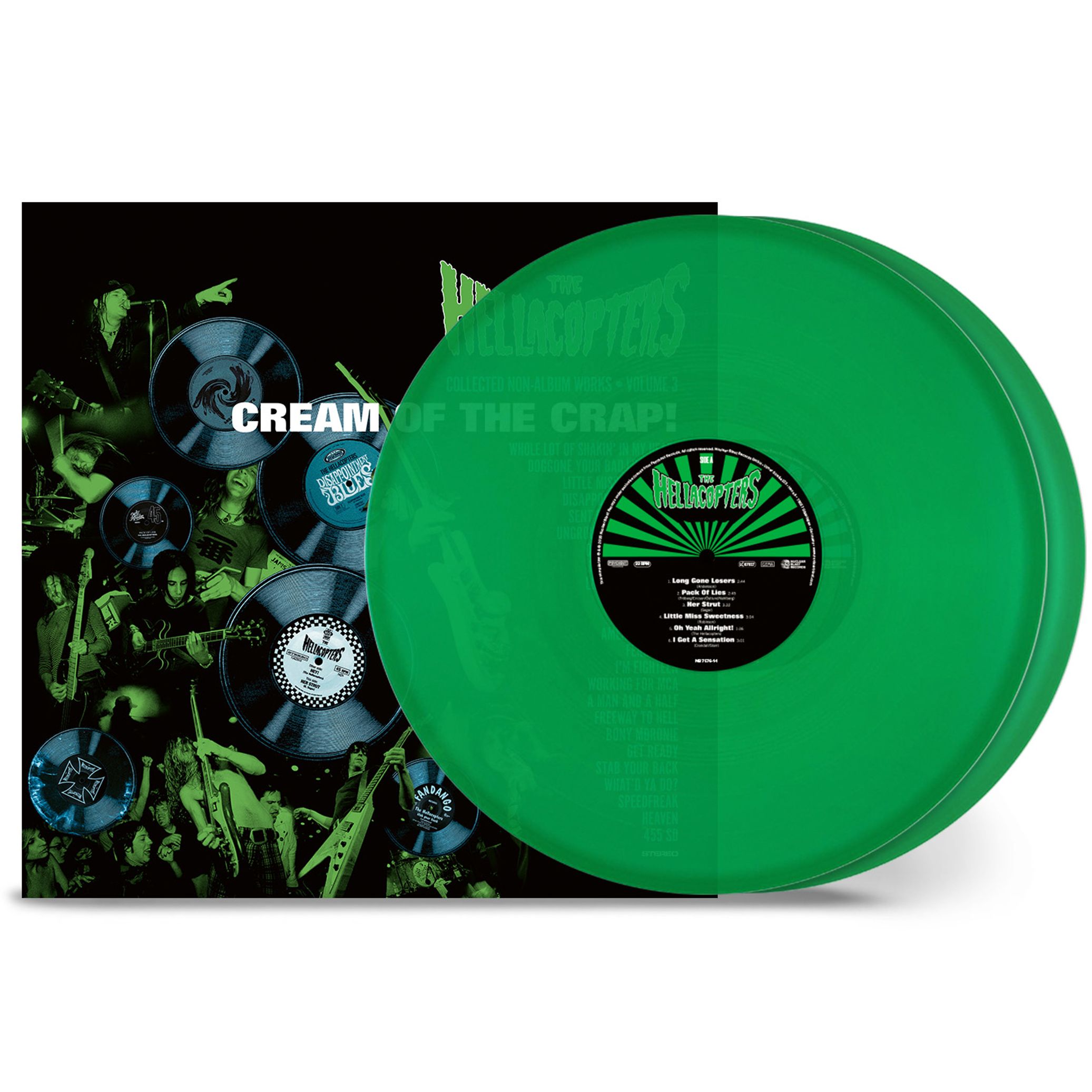 The Hellacopters: Cream Of The Crap! Collected Non-Album Works • Volume 3 (Transparent Green Vinyl) 2LP