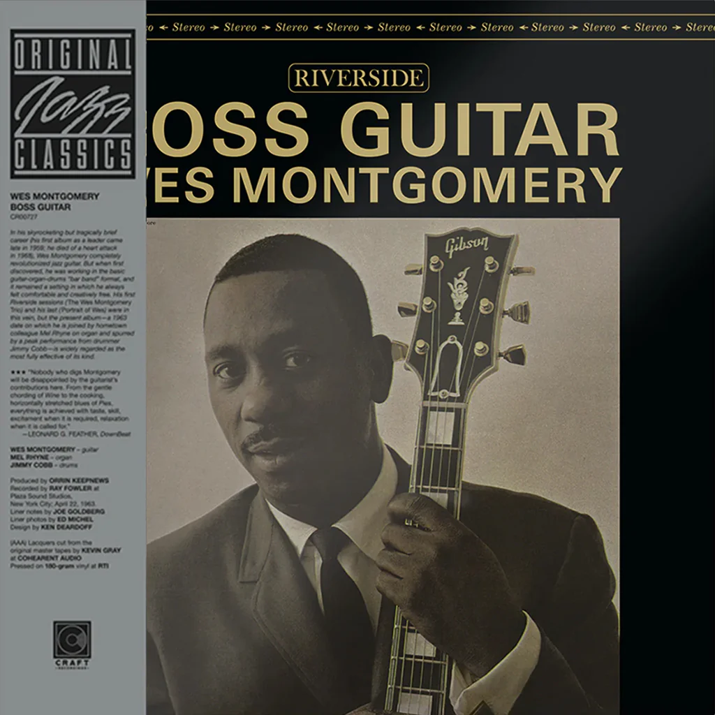 WES MONTGOMERY - Boss Guitar (Original Jazz Classics Series) - LP - Deluxe 180g Black Vinyl