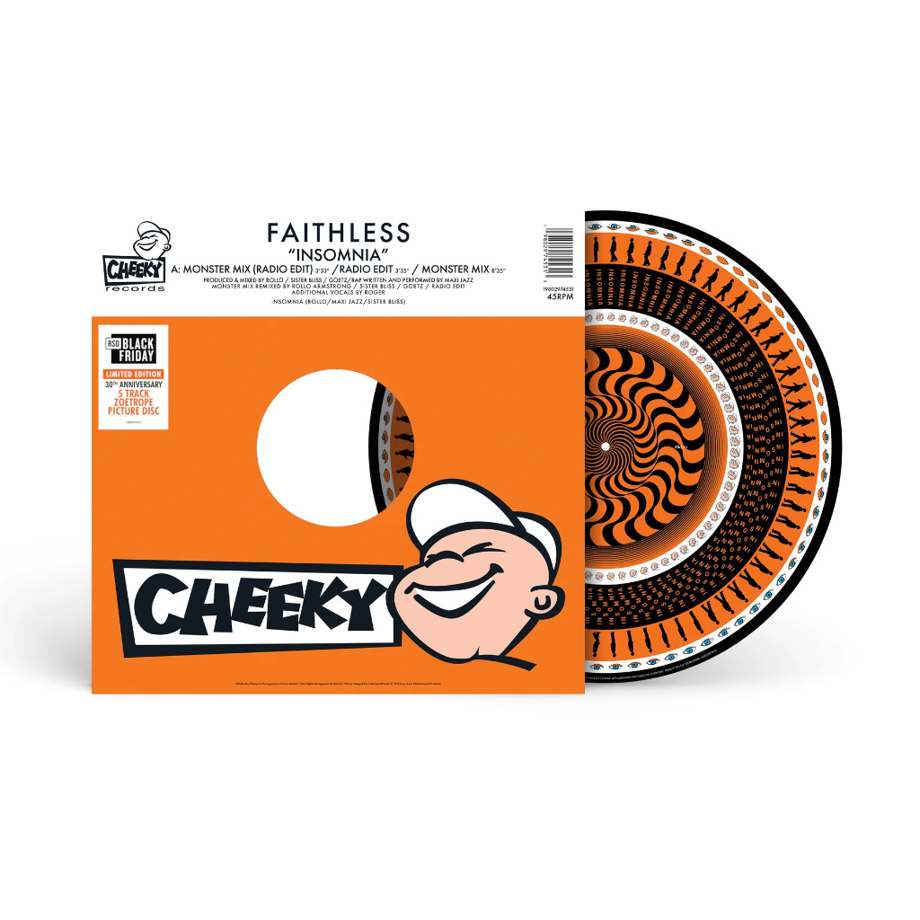 Faithless - Insomnia - 12" Zoetrope Picture Disc [RSD Black Friday 2025]
