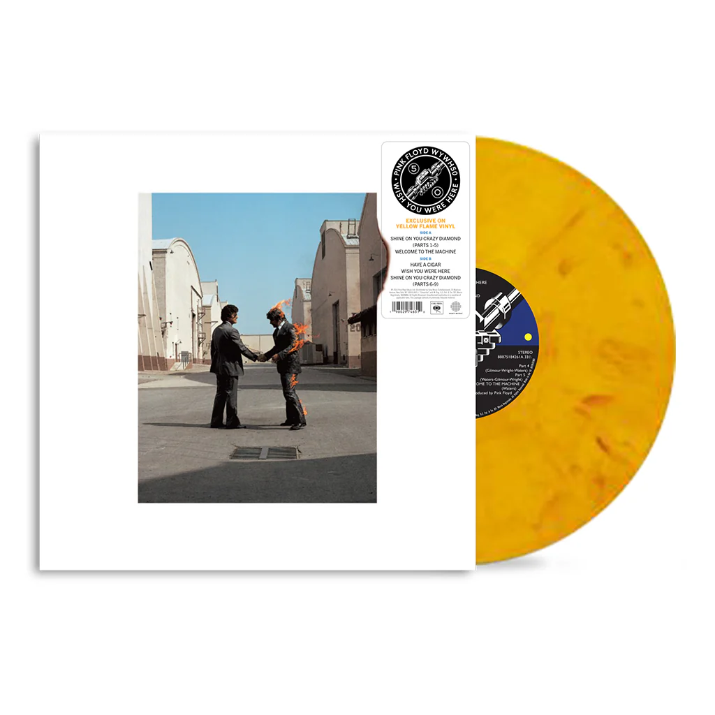 PINK FLOYD - Wish You Were Here: 50th Anniversary - LP - Yellow Flame Vinyl