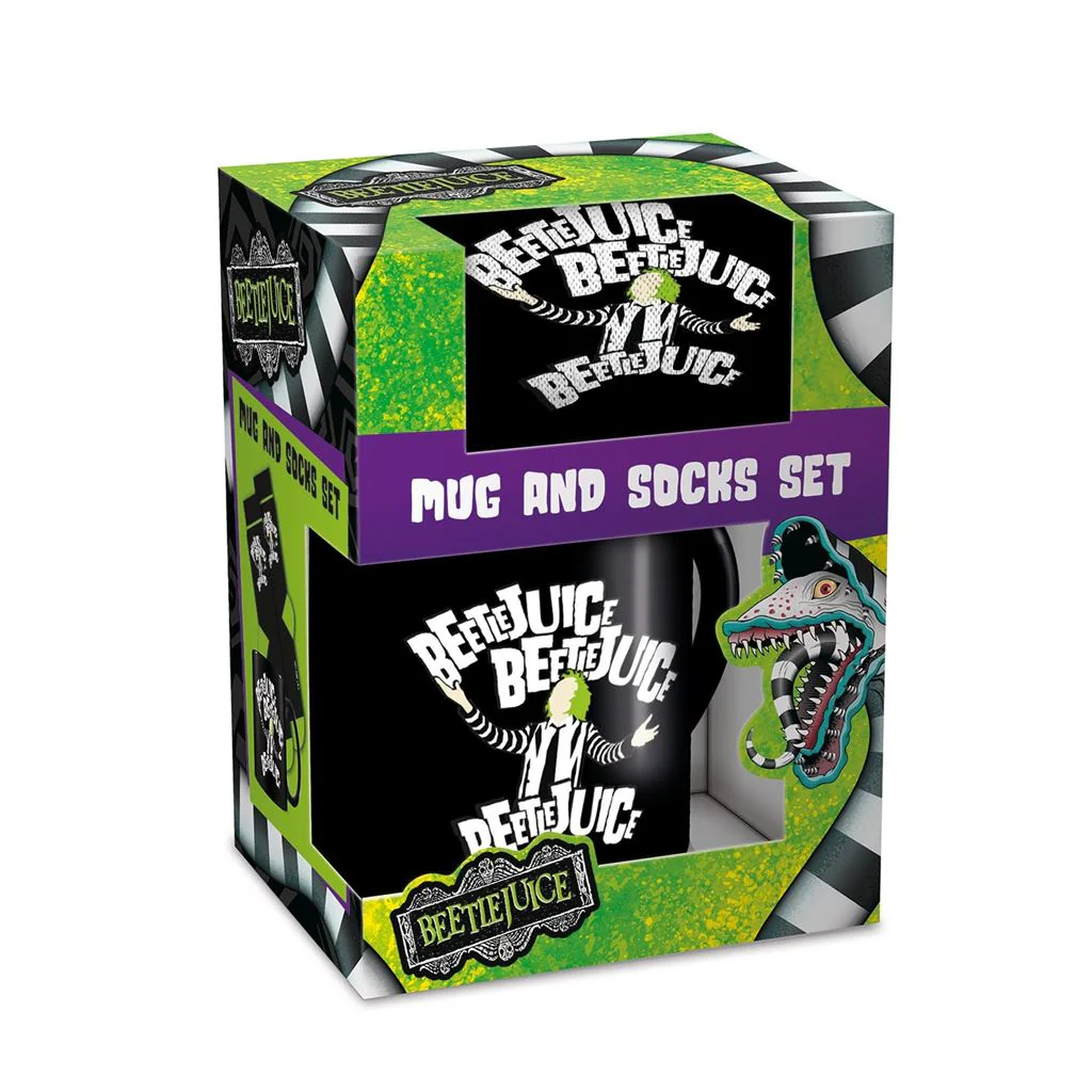 Beetlejuice Beetlejuice Mug & Socks Set