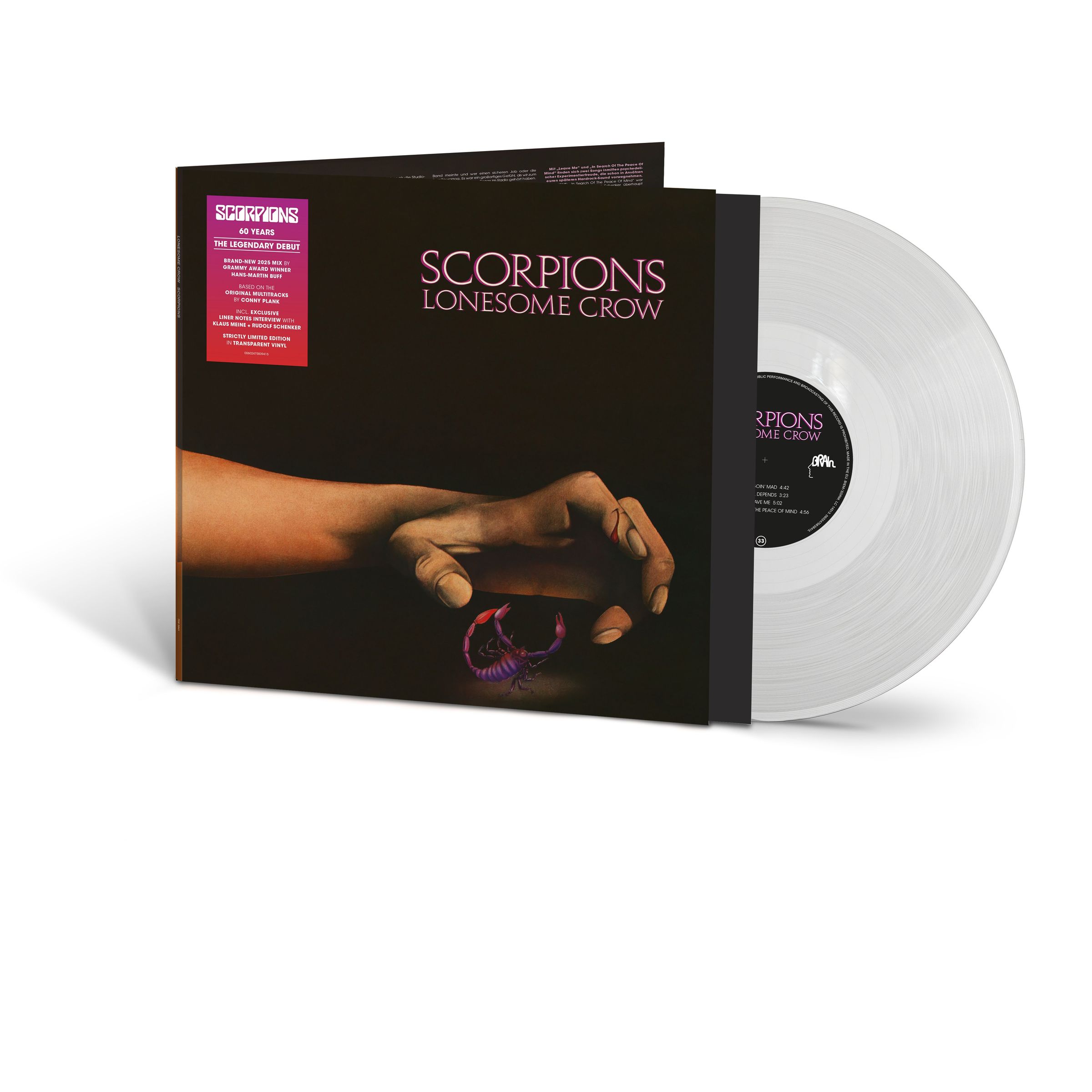 Scorpions - Lonesome Crow (Limited Transparent LP)